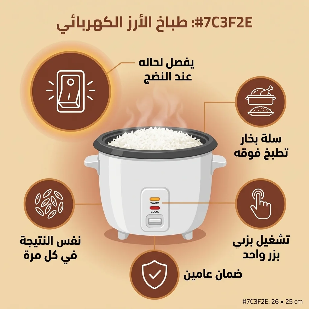 طباخ الأرز الكهربائي