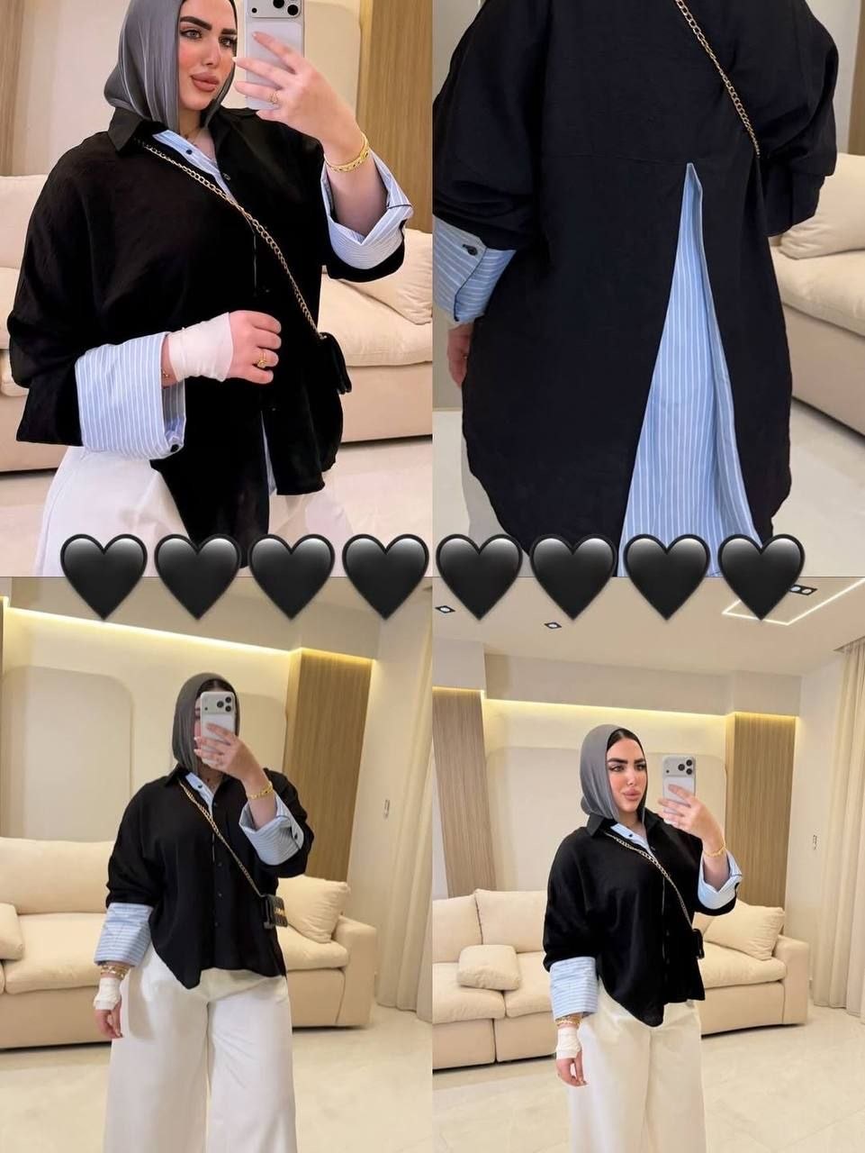 شميز ٢ لون زراير 