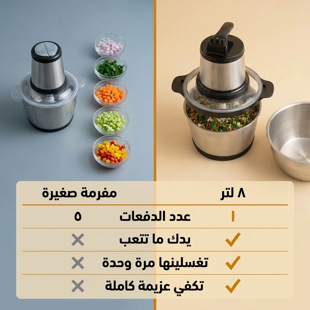 مفرمة 8 لتر