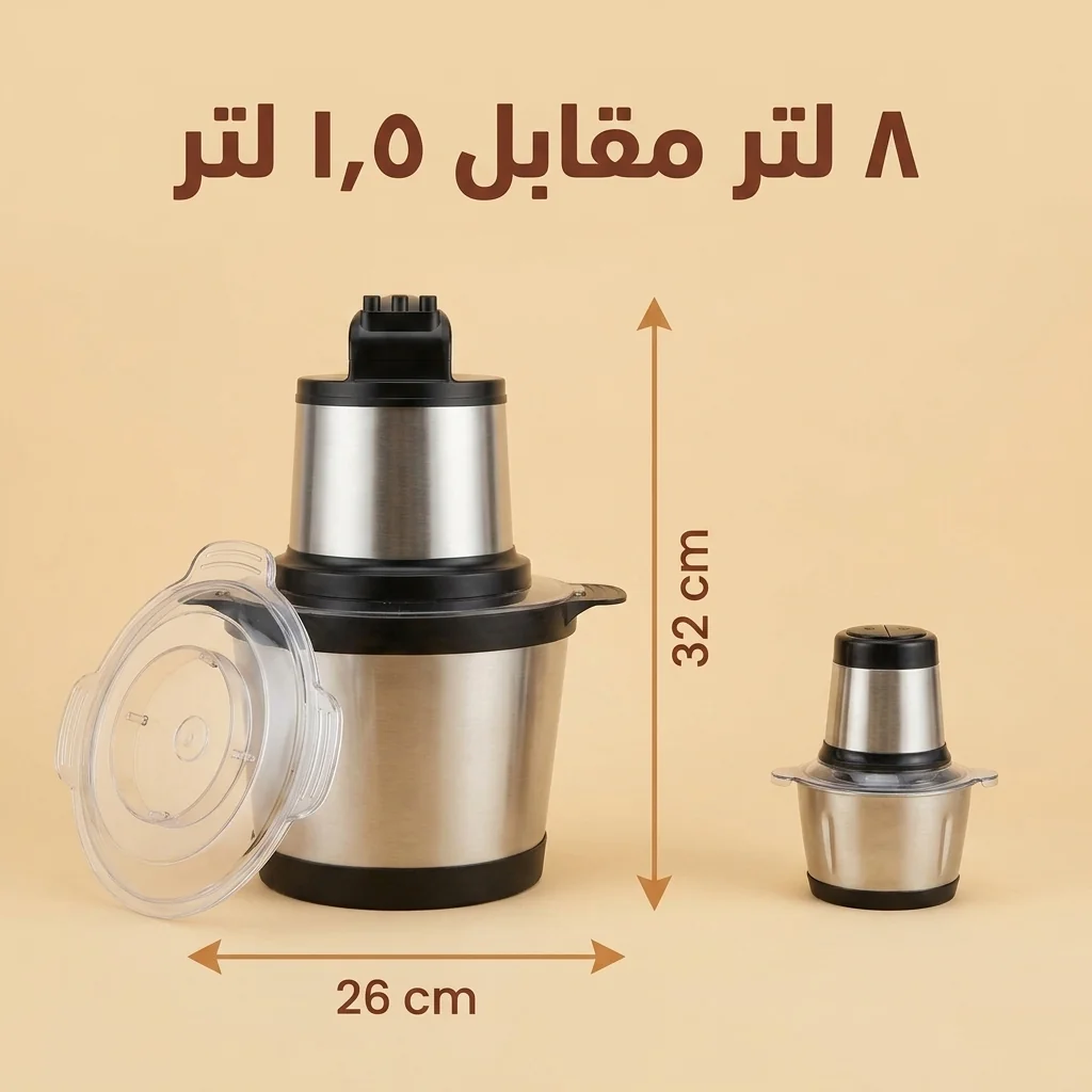 مفرمة 8 لتر