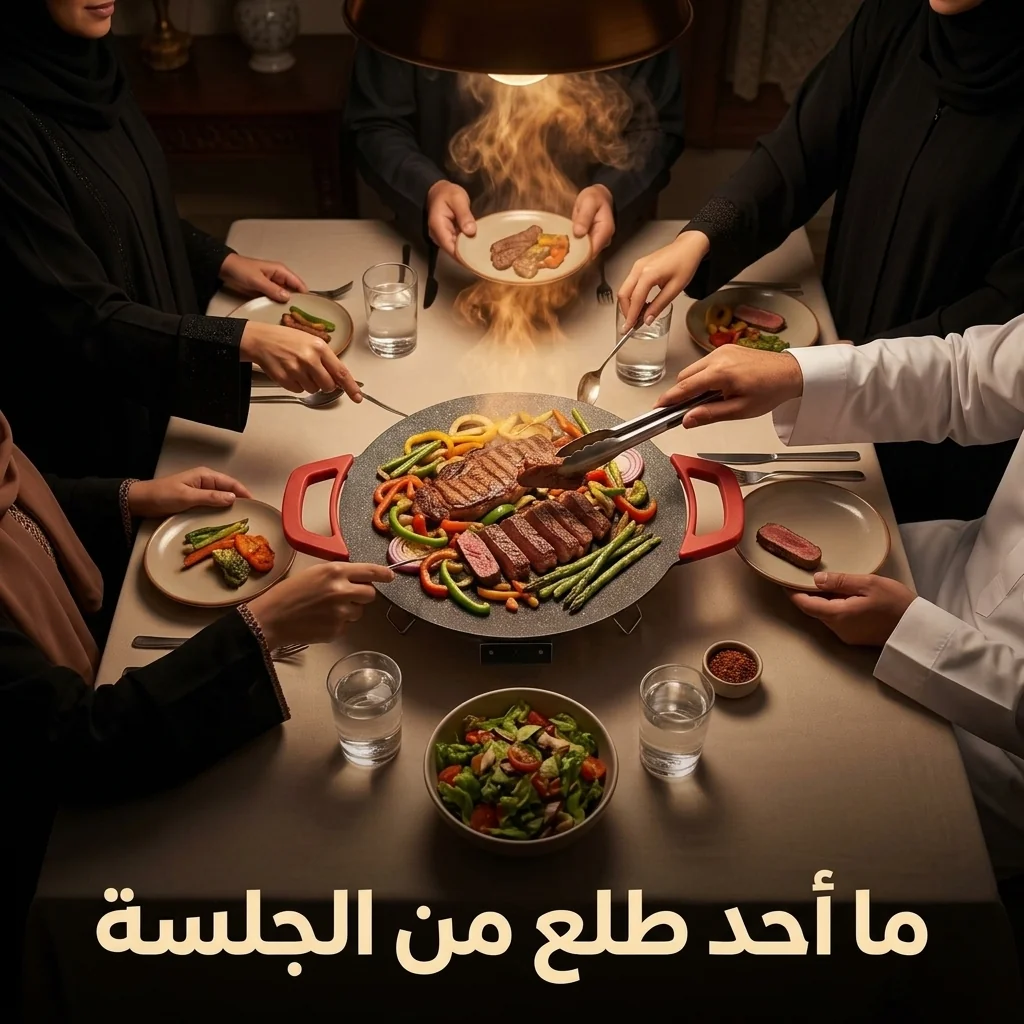 صاج طاولة كهربائي