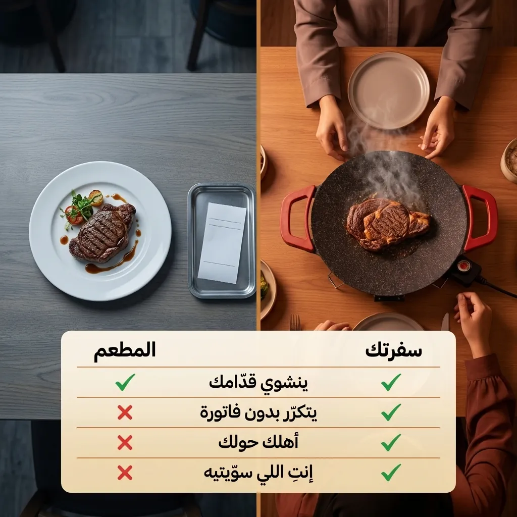 صاج طاولة كهربائي