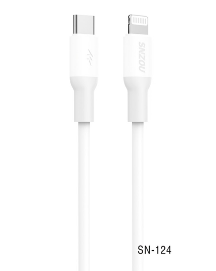 SNZOU SN-124 QuickCharge 27W USB-C to Lightning Fast Charging Cable
