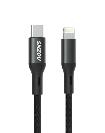SNZOU SN-134 Power Sync 27W USB-C to Lightning Fast Charging Cable