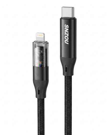 SNZOU SN-156 SpeedSync 27W USB-C to Lightning Fast Charging Cable 1M