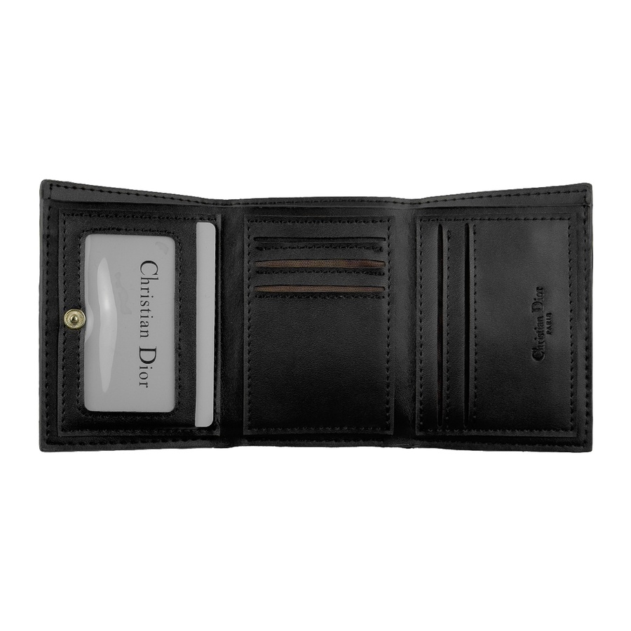 Dior Men trifold Leather Wallet