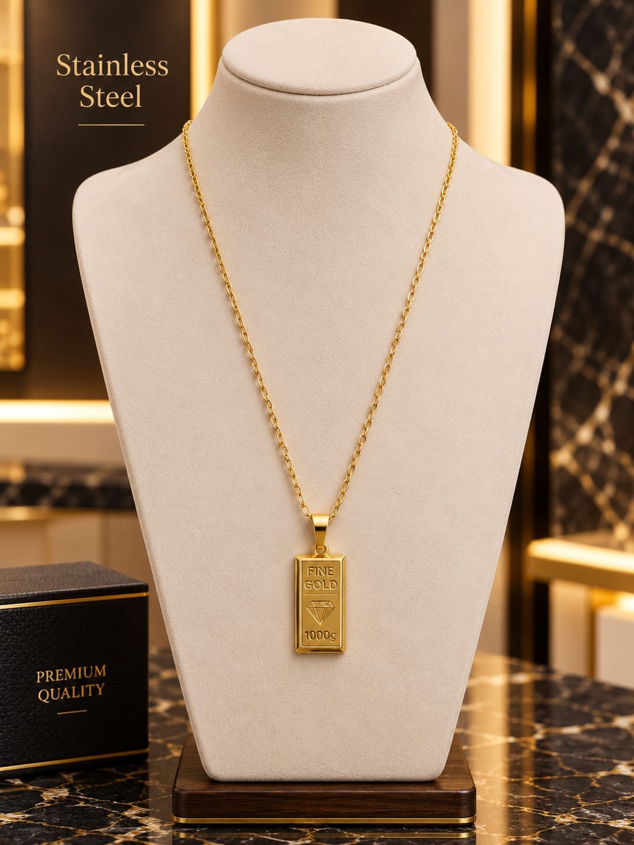 Gold Bar Necklace 