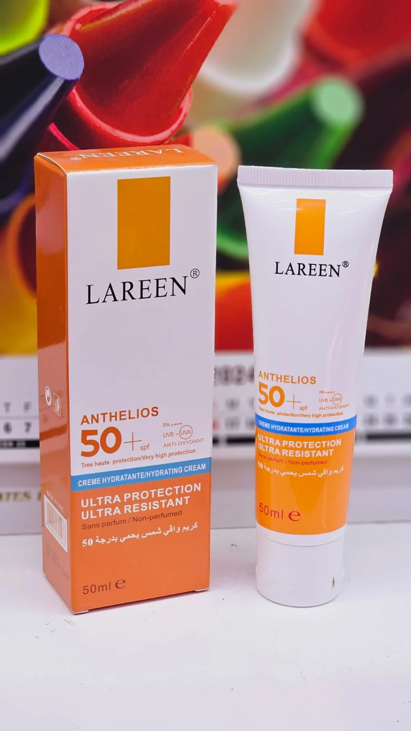 Lareen - كريم أنتليوس SPF 50+ المرطب