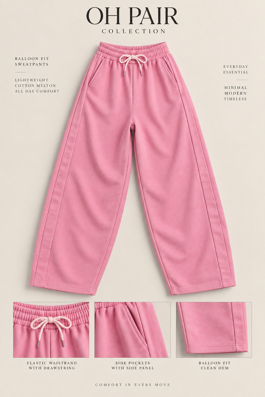 Balloon Fit Sweatpants