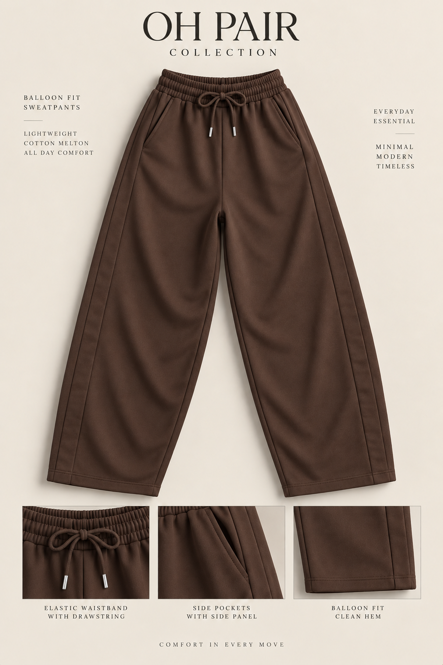 Balloon Fit Sweatpants