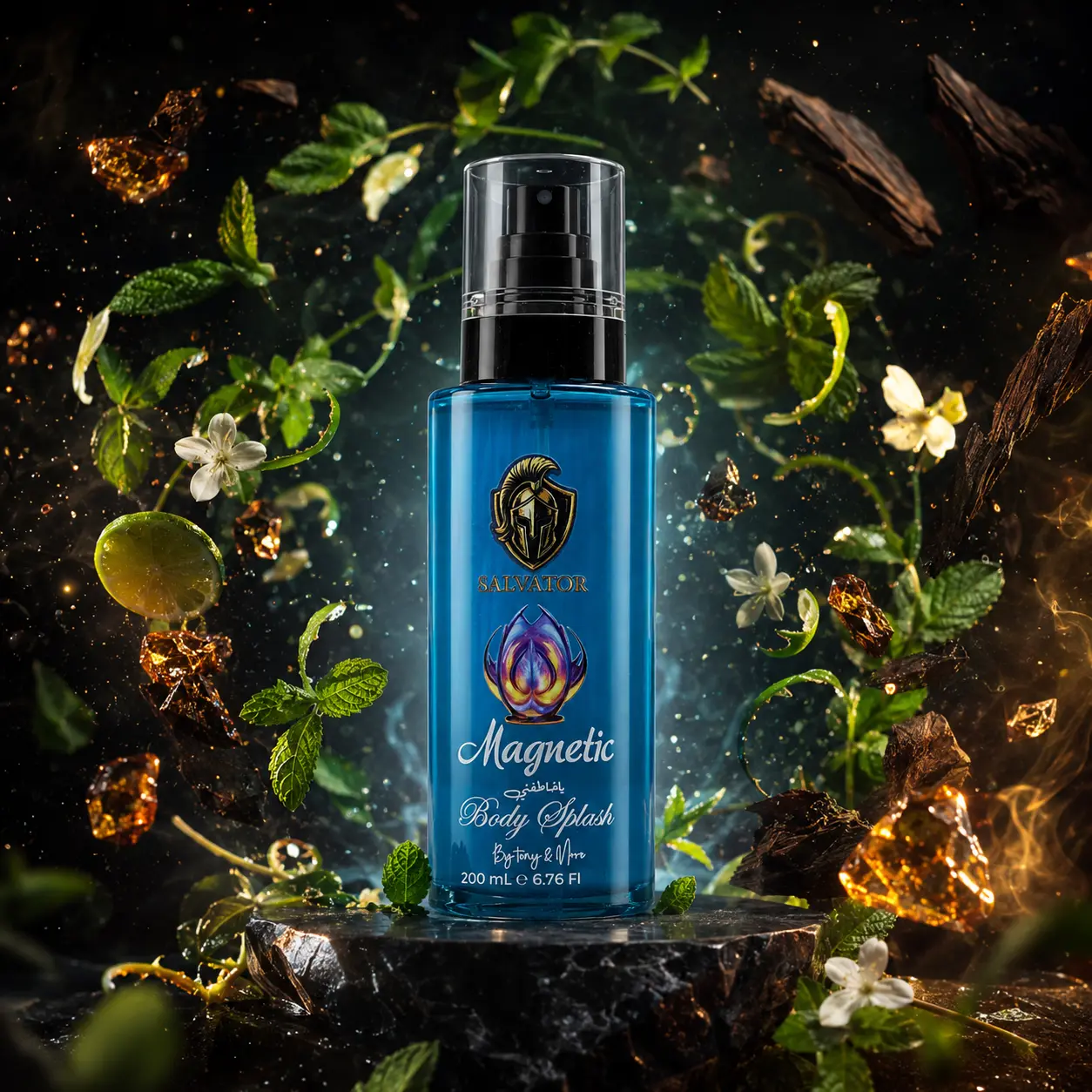 Magnetic Body Splash for Men 200ML – بادي سبلاش رجالي برائحة منعشة وجذابة