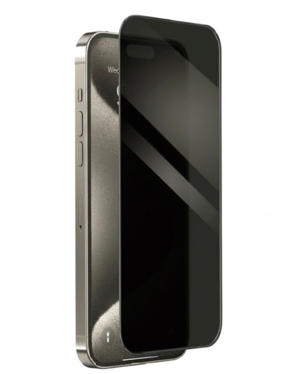 SNZOU Privacy & HD Clear Tempered Glass Screen Protector for iPhone