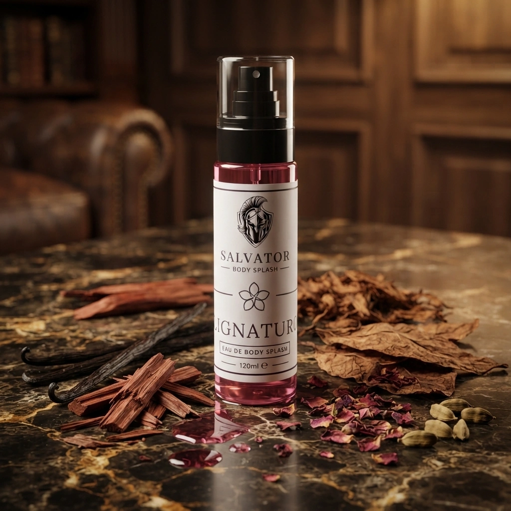 Signature Body Splash for Men 120ML – بادي سبلاش رجالي برائحة فخمة ودافئة وجذابة