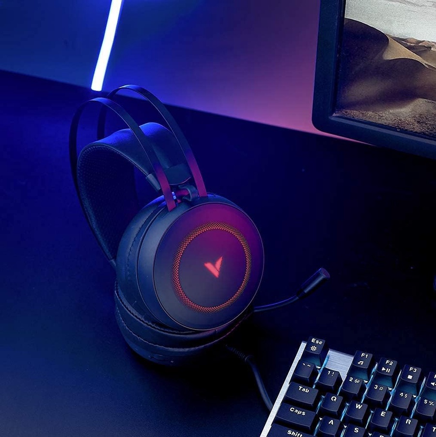 Rapoo VH160 Gaming Headset – Virtual 7.1 Surround Sound, RGB & ENC Mic