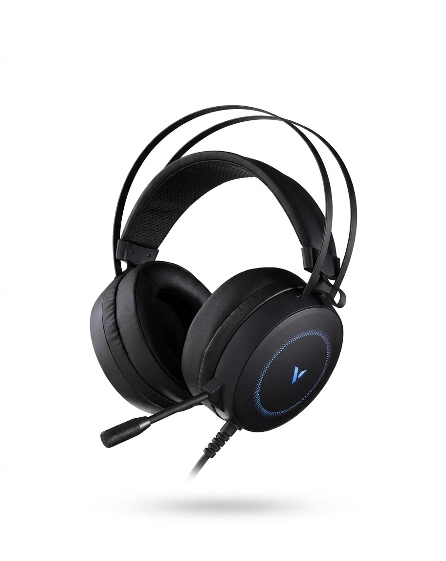 Rapoo VH160 Gaming Headset – Virtual 7.1 Surround Sound, RGB & ENC Mic