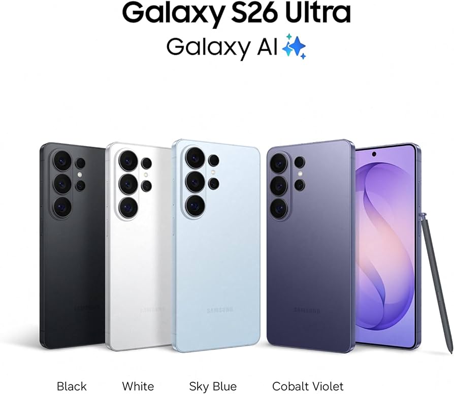 سامسونج جالاكسي إس 26 ألترا - Samsung Galaxy S26 ULTRA (ضمان)