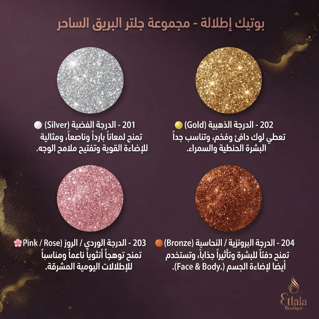 جلتر مايت سينما اللامع للجسم والشعر والوجه - إطلالة بوتيك