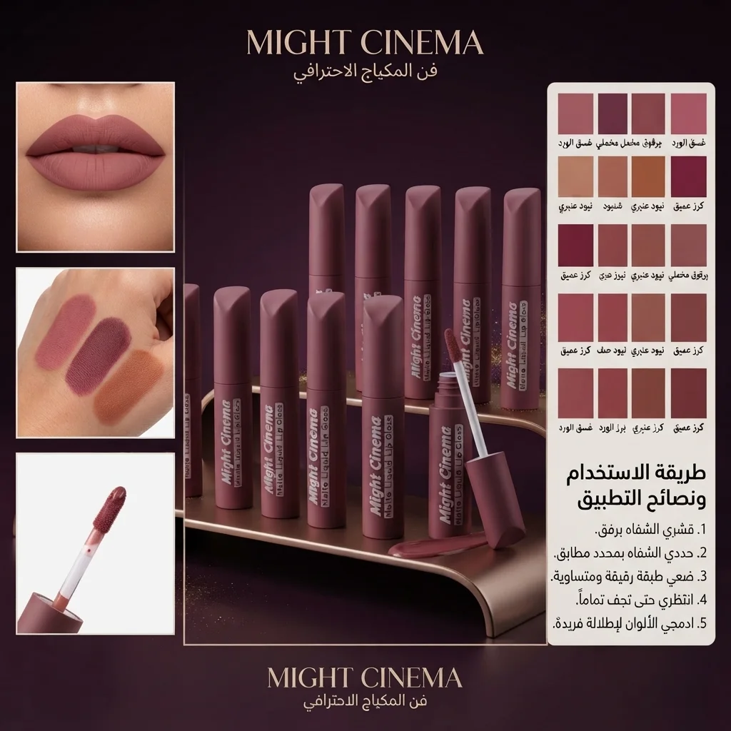 أحمر شفاه سائل مات ثابث - مايت سينما (Might Cinema Liquid Lipstick)