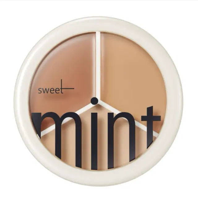 كونسيلر ثلاثي الألوان لإخفاء العيوب وتوحيد لون البشرة - Sweet Mint