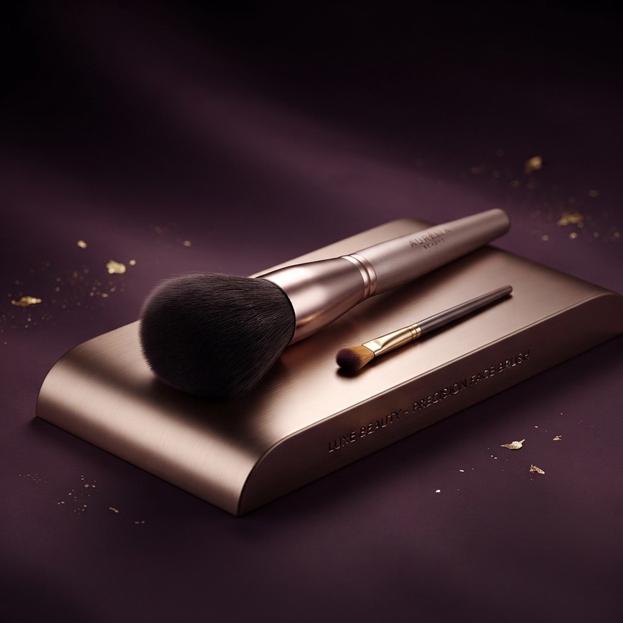 فرشاة مكياج الوجه الكبيرة للبودرة والبلاشر - لوكس بيوتي (Luxe Beauty Large Face Brush)