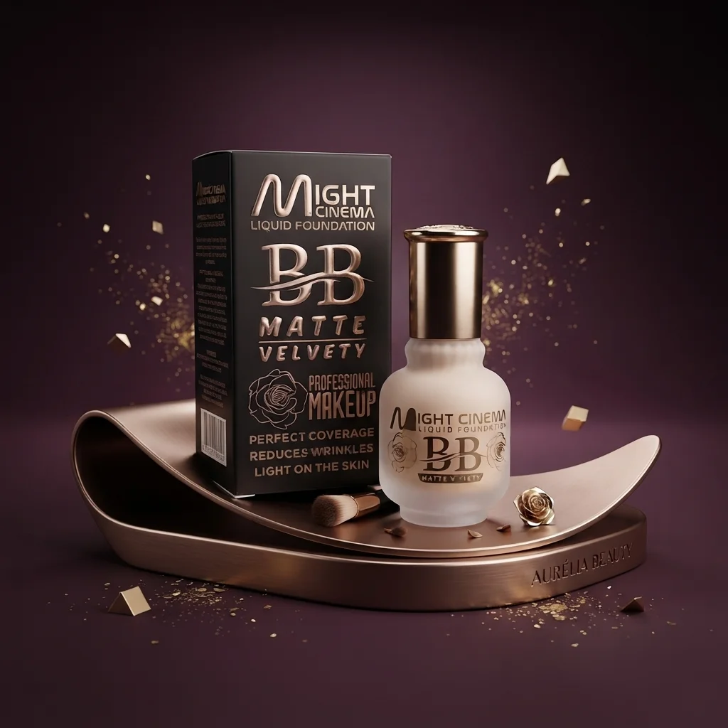 كريم أساس بي بي السائل المخملي المطفي لتغطية العيوب - مايت سينما (Might Cinema BB Matte Velvety Liquid Foundation)