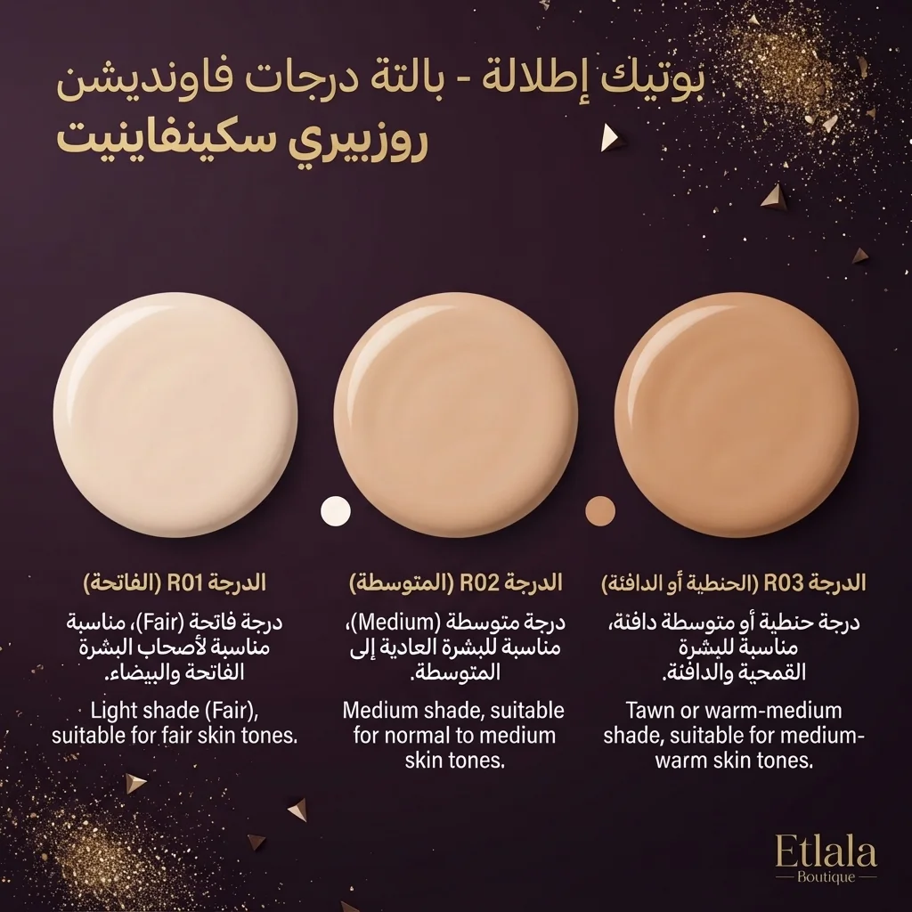 كريم أساس سائل مرطب ومثبت للوجه - روزبيري سكينفاينيت (Roseberry Skinfinite Hydrating Foundation - 40ml)