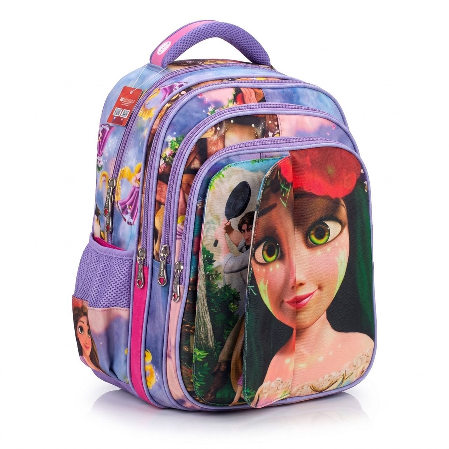 طقم  شنطة مدرسة  أطفالي ظهر  "Golden Bag brand " قلاب 3 وشوش مقاس 16- 3 قطع| Demand & Beyond