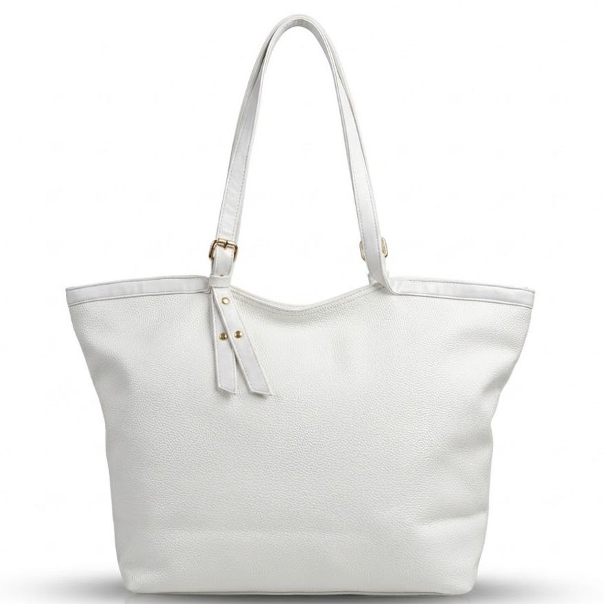  شنطة كتف جلد حريمي "Tote Bag" تصميم مستوحي من (Coach )  للجامعة والعمل | Demand & Beyond
