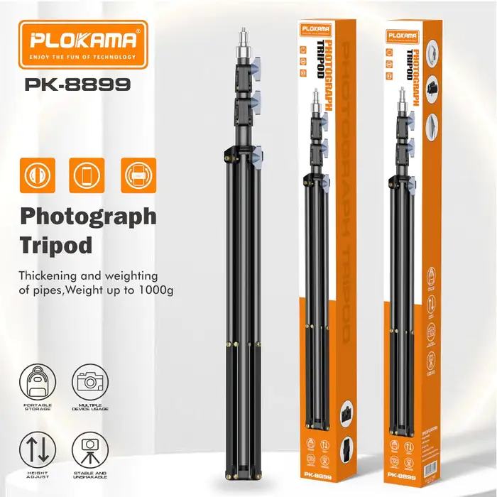حامل ثلاثي القوائم للتصوير الفوتوغرافي من بلوكاما -PLOKAMA Photograph Tripod -PK8899