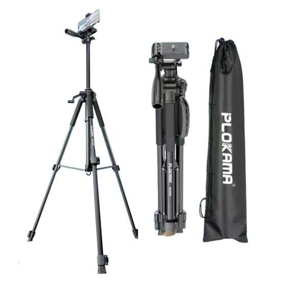 حامل ثلاثي القوائم للموبايلات والكاميرات للتصوير الفوتوغرافي والفيديو من بلوكاما .PLOKAMA CAMERA CAMCORDER TRIPOD PK-9930