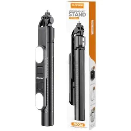 حامل ثلاثي وعصا سيلفي بلوكاما لايف K10 برو -PLOKAMA Live Selfie Stick Tripod -K10-Pro