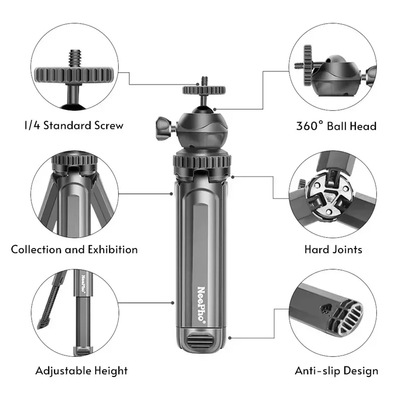 حامل ثلاثي القوائم متعدد الوظائف من نيفو -NeePho Multi-Function Tripod -NP-999 