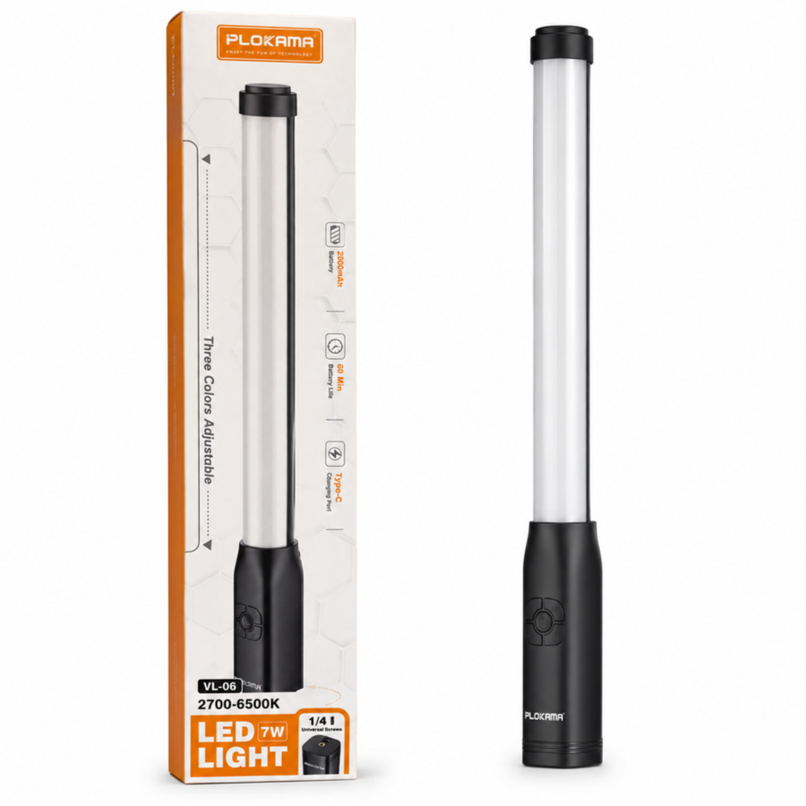 عصا إضاءة ليد ذكية بلوكاما -Plokama VL-06 LED Light Wand Stick 