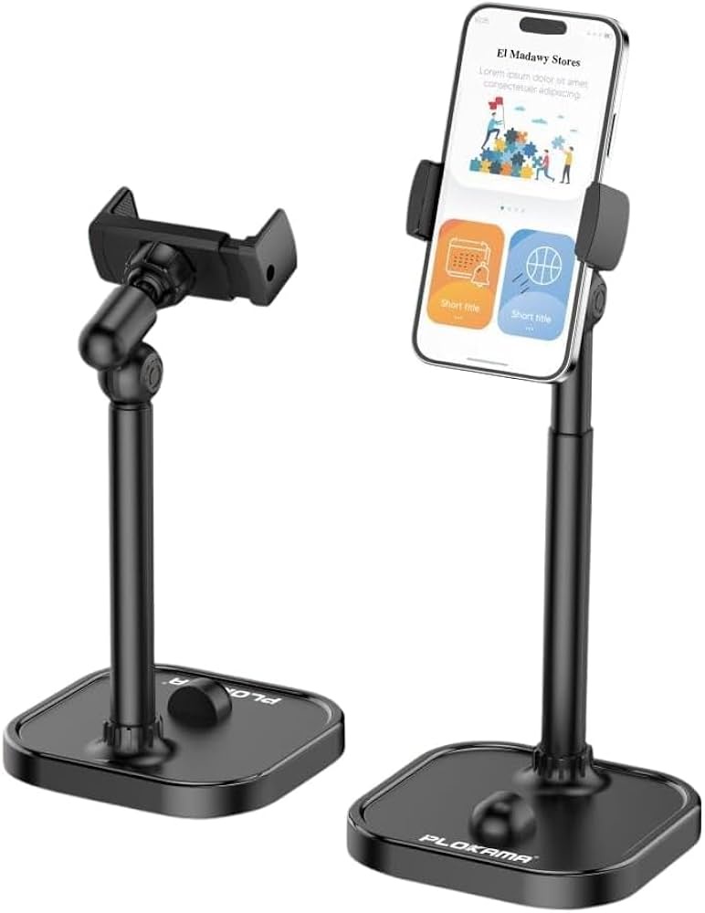 حامل موبايل وتابلت مكتبي قابل للرفع بلوكاما -PLOKAMA TABLETOP LIFTING BRACKET DT-80