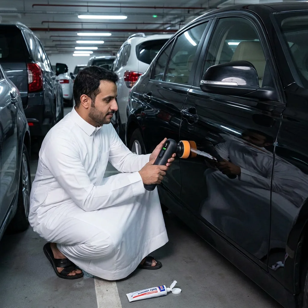 جهاز معالجة خدوش الطلاء مع معجون