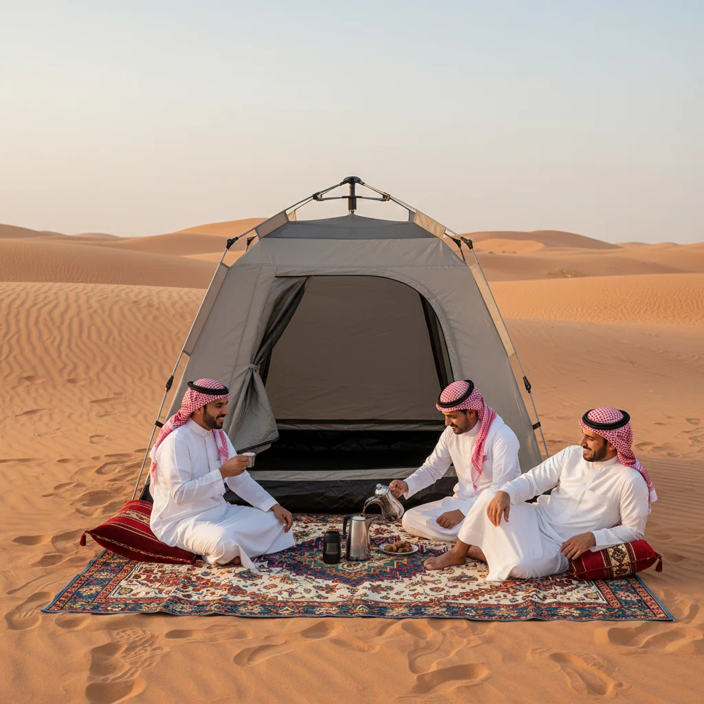خيمة أوتوماتيكية 210×210 لـ 6 أشخاص