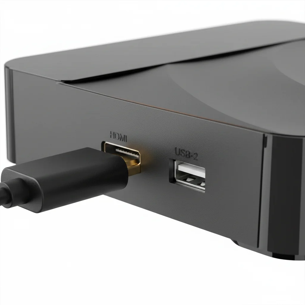 جهاز أندرويد للتلفزيون بمنفذ HDMI وريموت