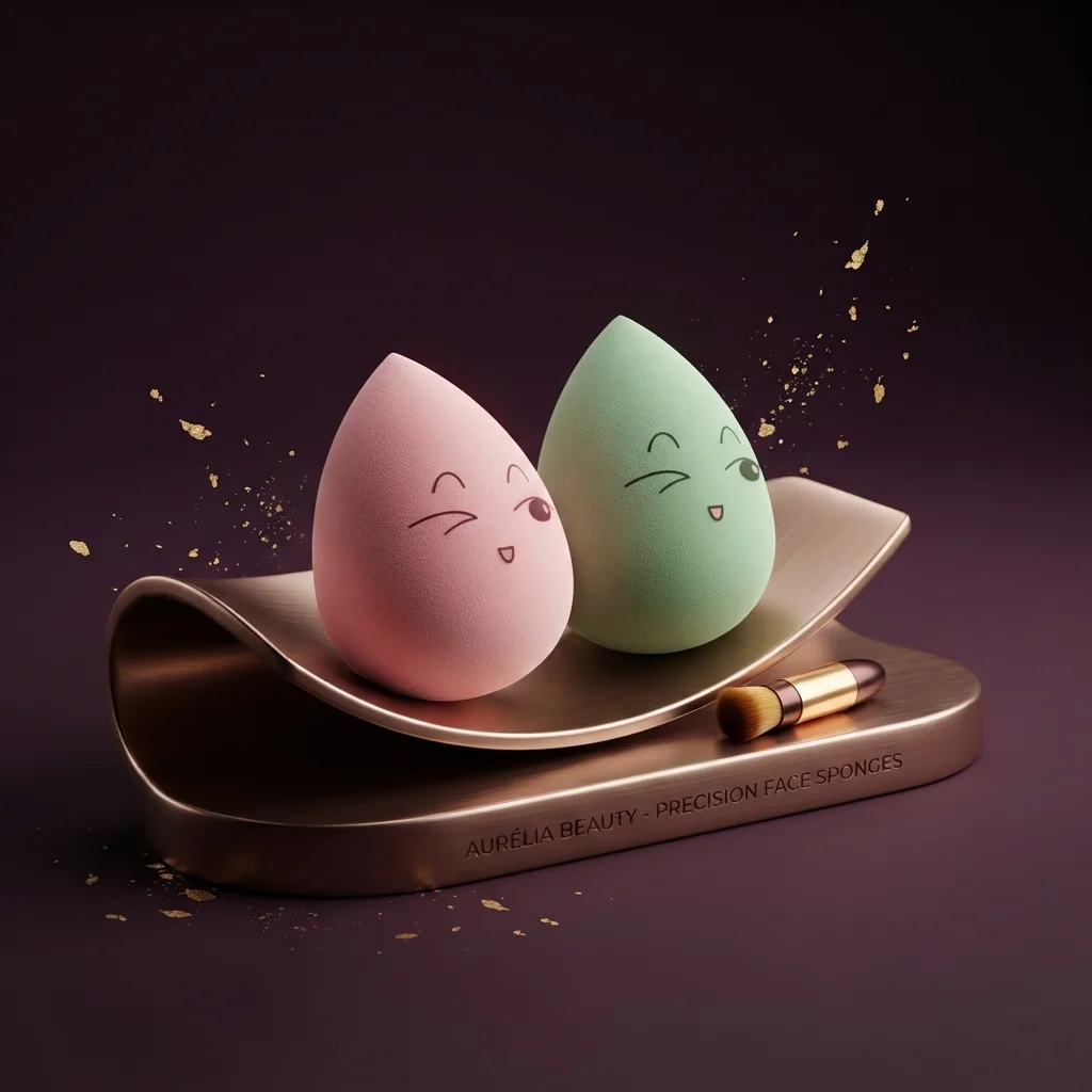 إسفنجة مكياج الوجه الدقيقة لتوزيع الفاونديشن والكونسيلر - أوريليا بيوتي (Aurelia Beauty Precision Face Sponge)