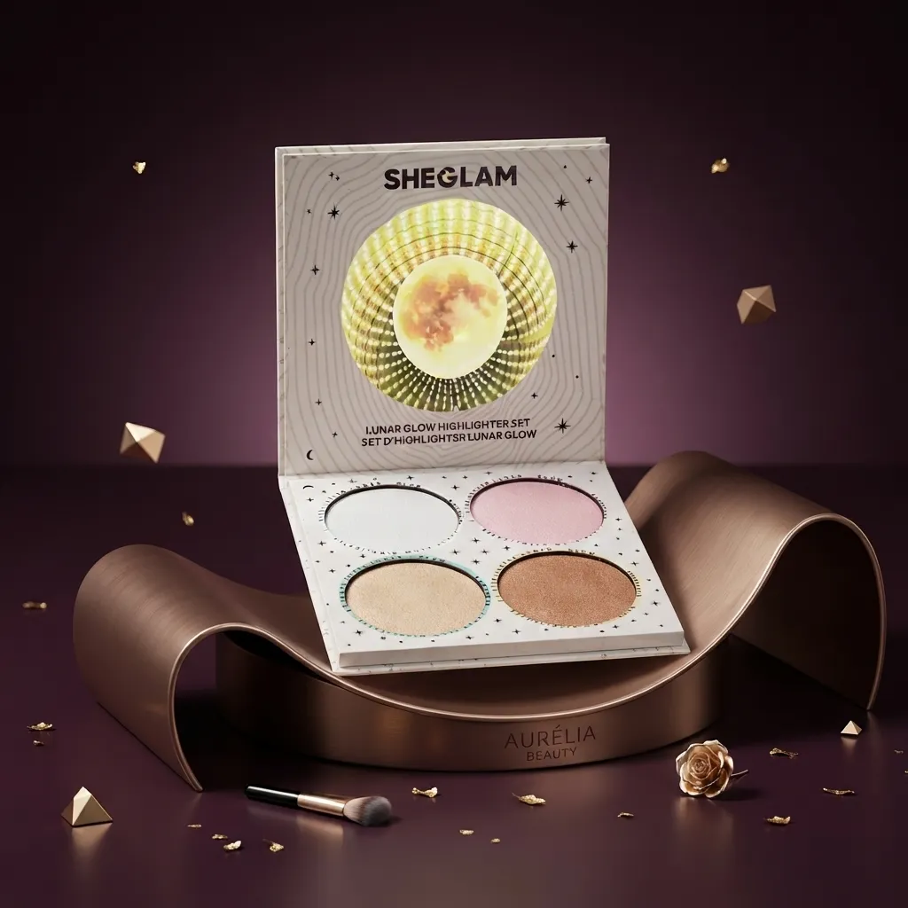 بالتة هايلايتر لإضاءة الوجه بريق القمر - شيجلام (SHEGLAM Lunar Glow Highlighter Set)