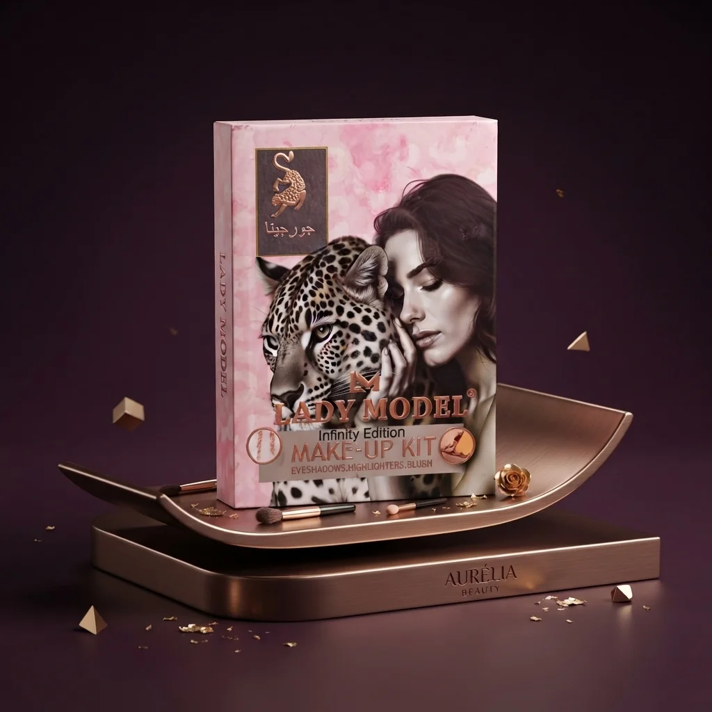 كتاب مجموعة مكياج إنفينيتي الشاملة (دليل وعروض تجميلية احترافية) - ليدي مودل (Lady Model Infinity Edition Makeup Guide Book)