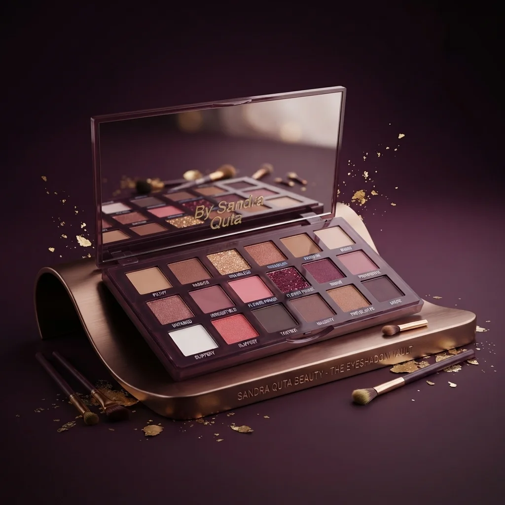 بالتة ظلال العيون الاحترافية المتعددة الدرجات - ساندرا قوطة بيوتي (Sandra Quta Eyeshadow Vault Palette)