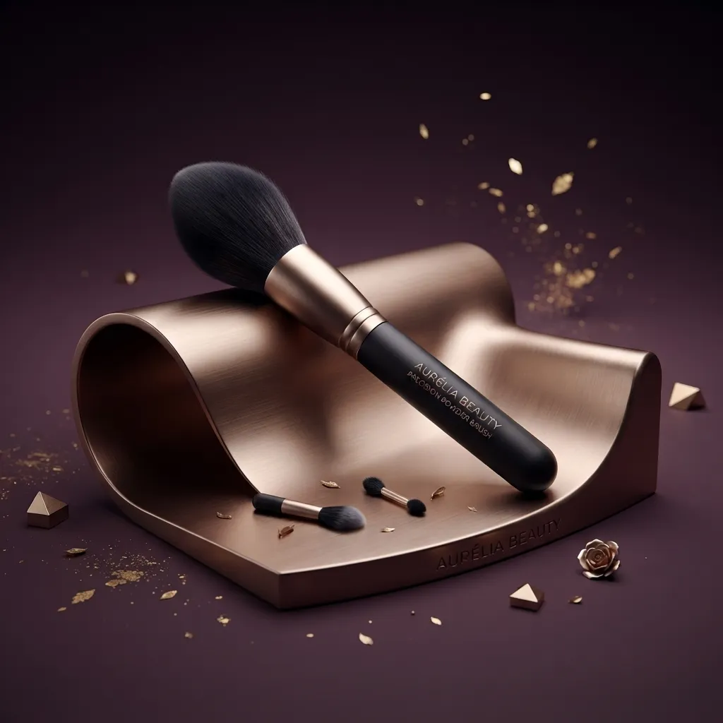 فرشاة توزيع البودرة الاحترافية والناعمة - أوريليا بيوتي (Aurelia Beauty Precision Powder Brush)