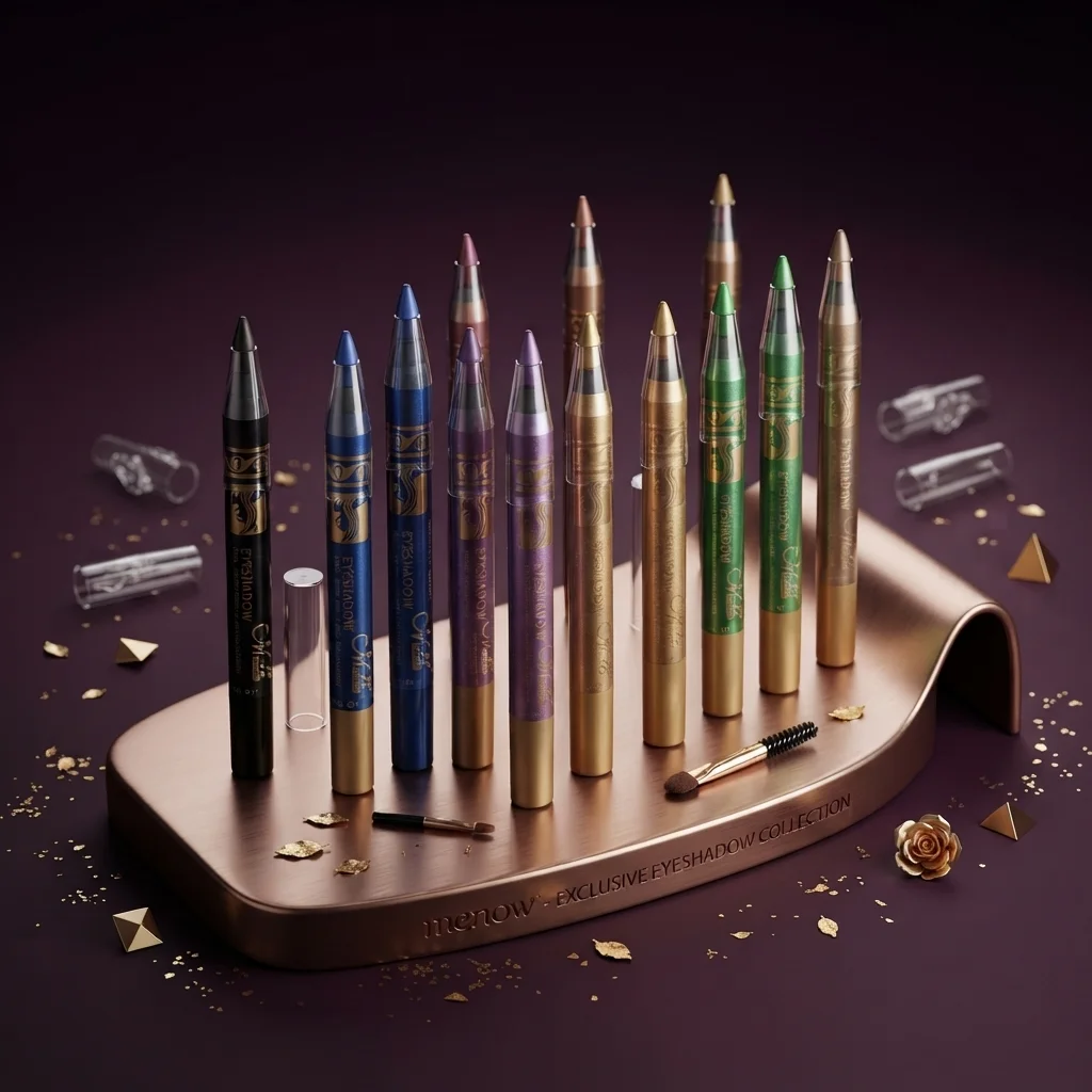 قلم ظلال العيون الكريمي اللامع والمقاوم للماء - مينو (Menow Eyeshadow Pencil)