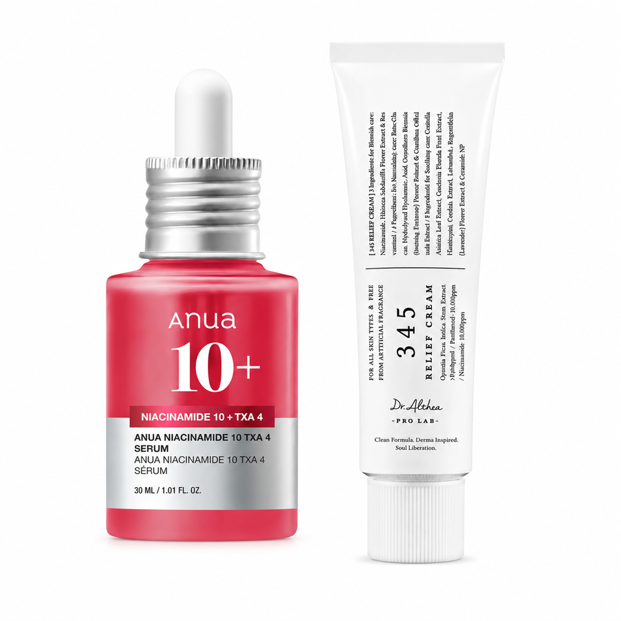  Dark Spot Reset Anua Niacinamide 10%  + Dr Althea 345 relief cream 