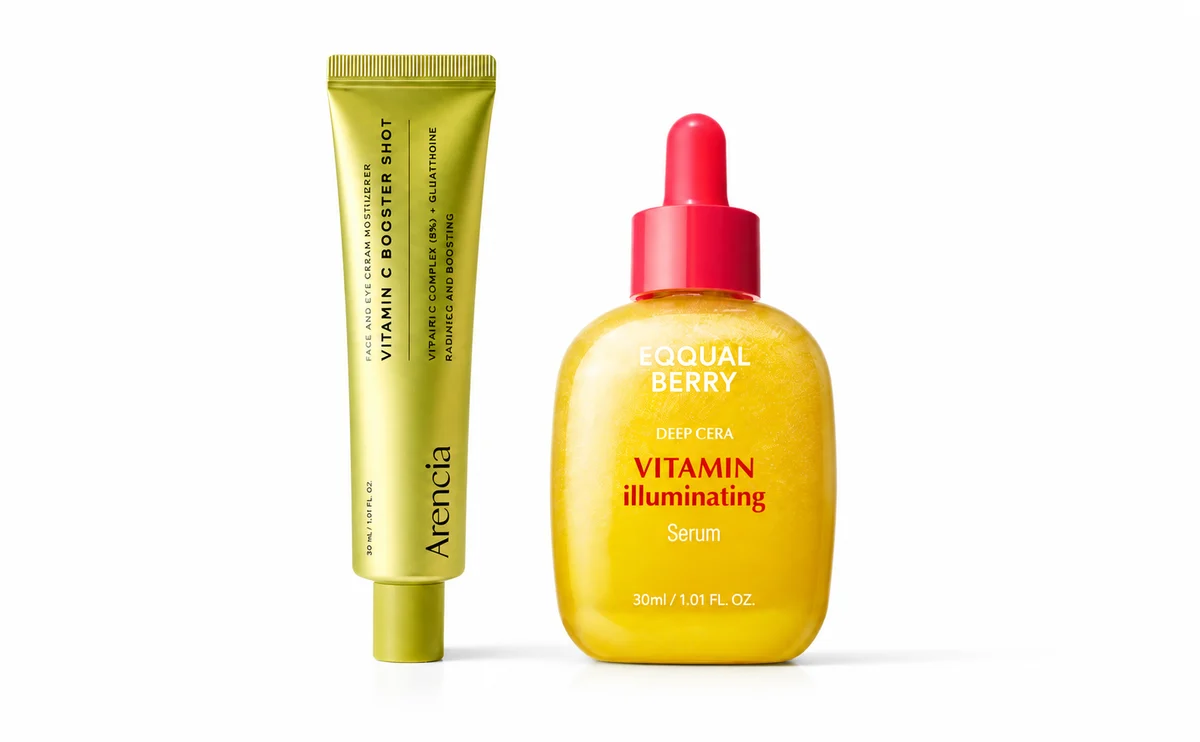 Vitamin C Glow Duo . Arencia Vitamin C Booster + Equal Berry Vitamin Illuminating