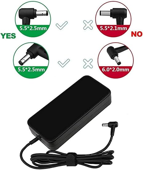 ASUS 120W 19V 6.32A Laptop Charger Power Adapter (Output Interface: 5.5 * 2.5mm)
