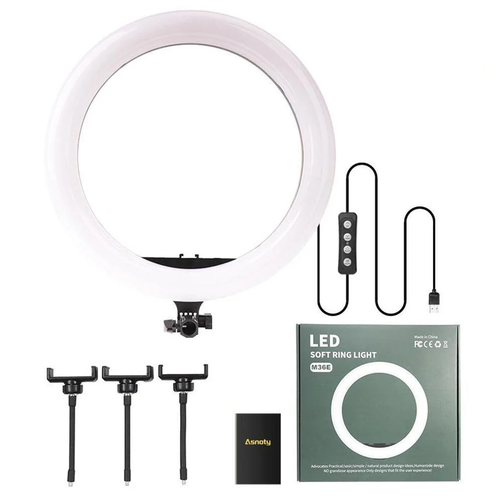 رينج لايت ليد إضاءة ناعمة دائرية -LED SOFT RING LIGHT- M36E