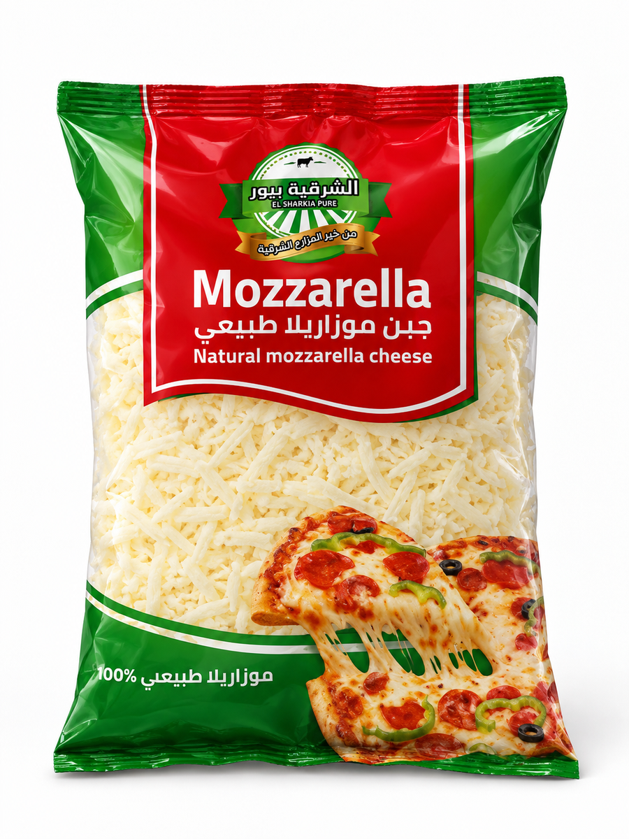 نصف كيلو جبنة موزاريلا