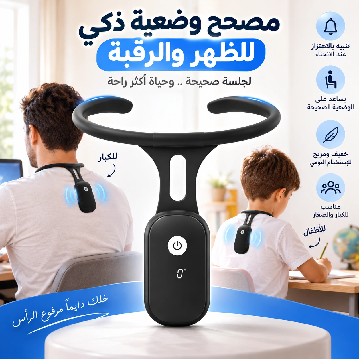 مصحح وضعية الظهر والرقبة الذكي
