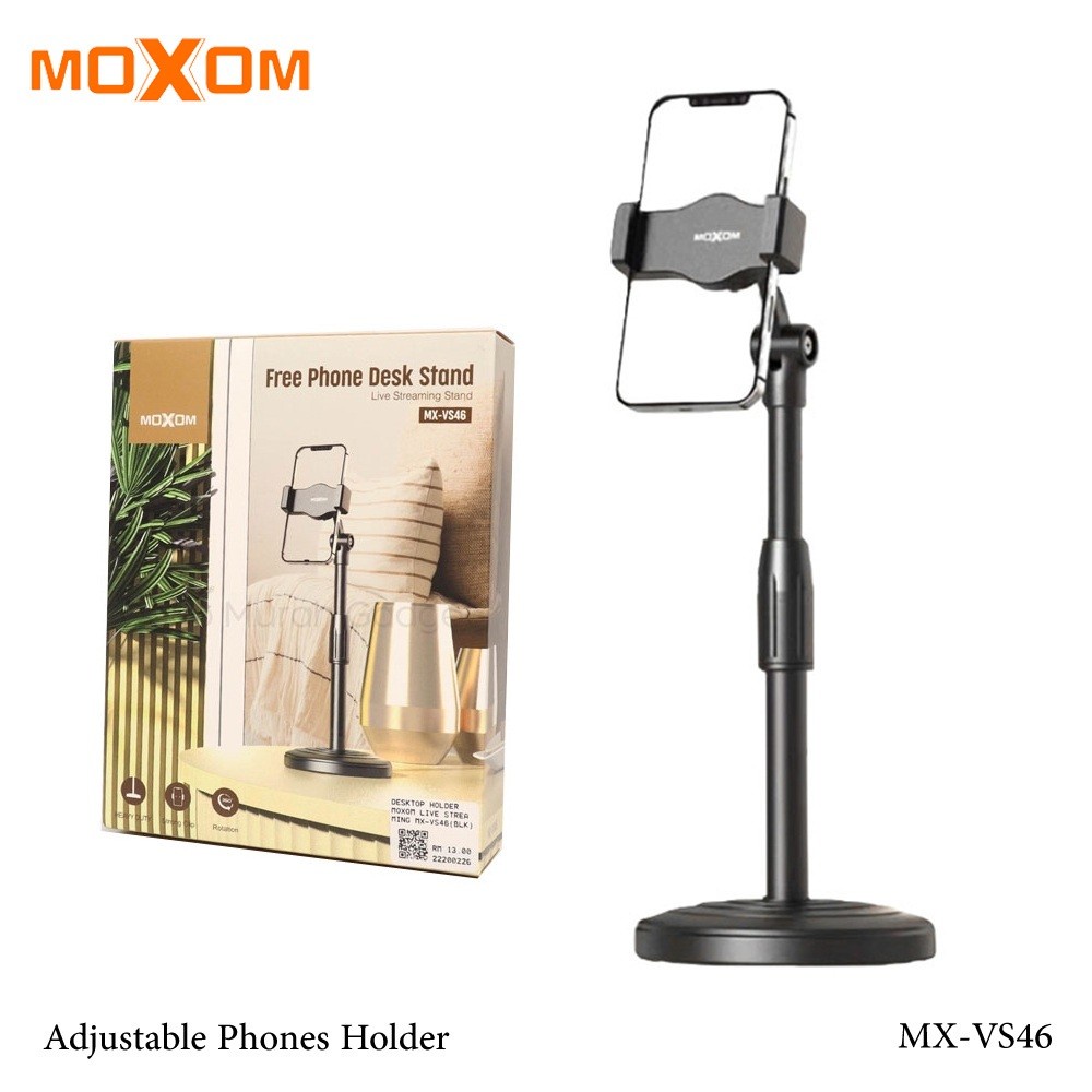 ستاند موبايل مكتبي من موكسوم  -MOXOM Free phone Desk stand MX-VS46